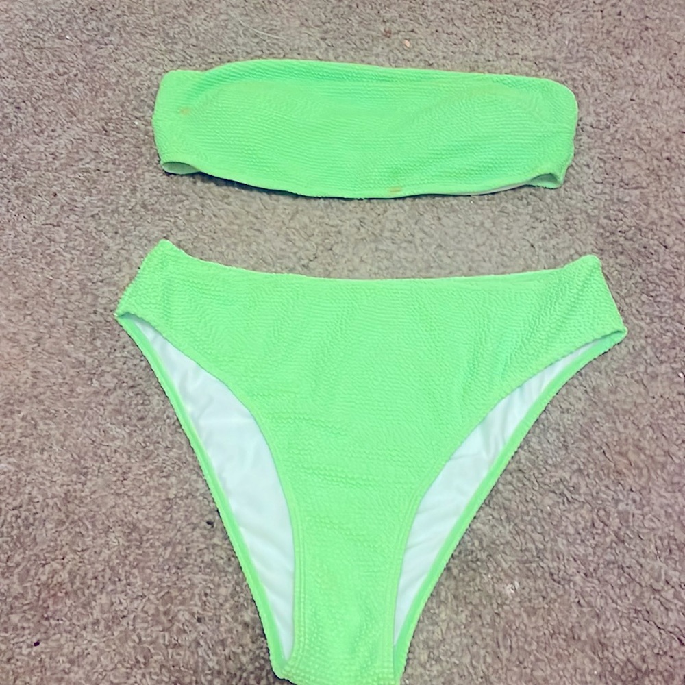 Neon green swimwear size 2X